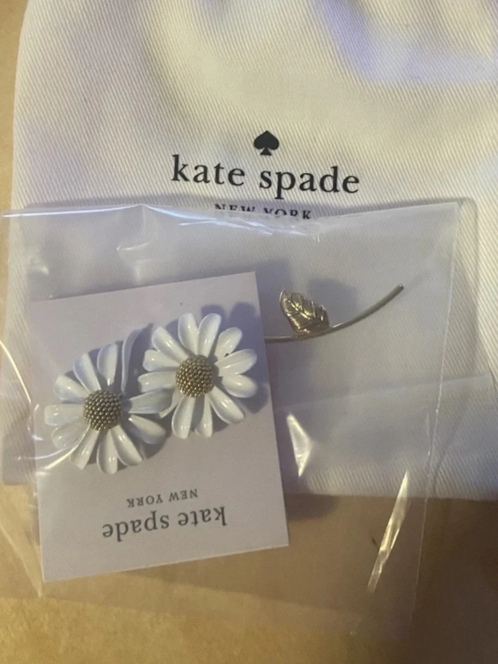 NWT Kate Spade Into The Bloom Statement Earrings